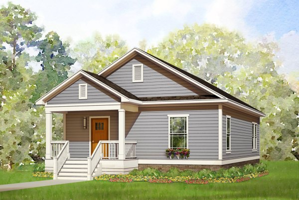 glenn cove modular home rendering