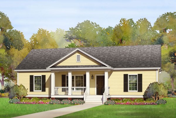 woodberry modular home rendering