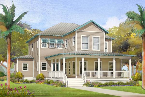 sawgrass modular home rendering