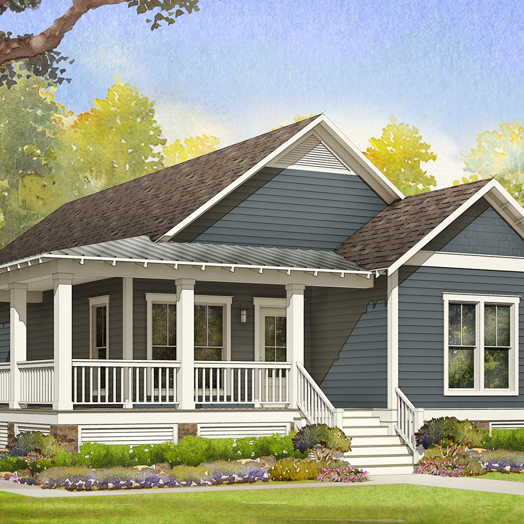 sapelo modular home rendering button